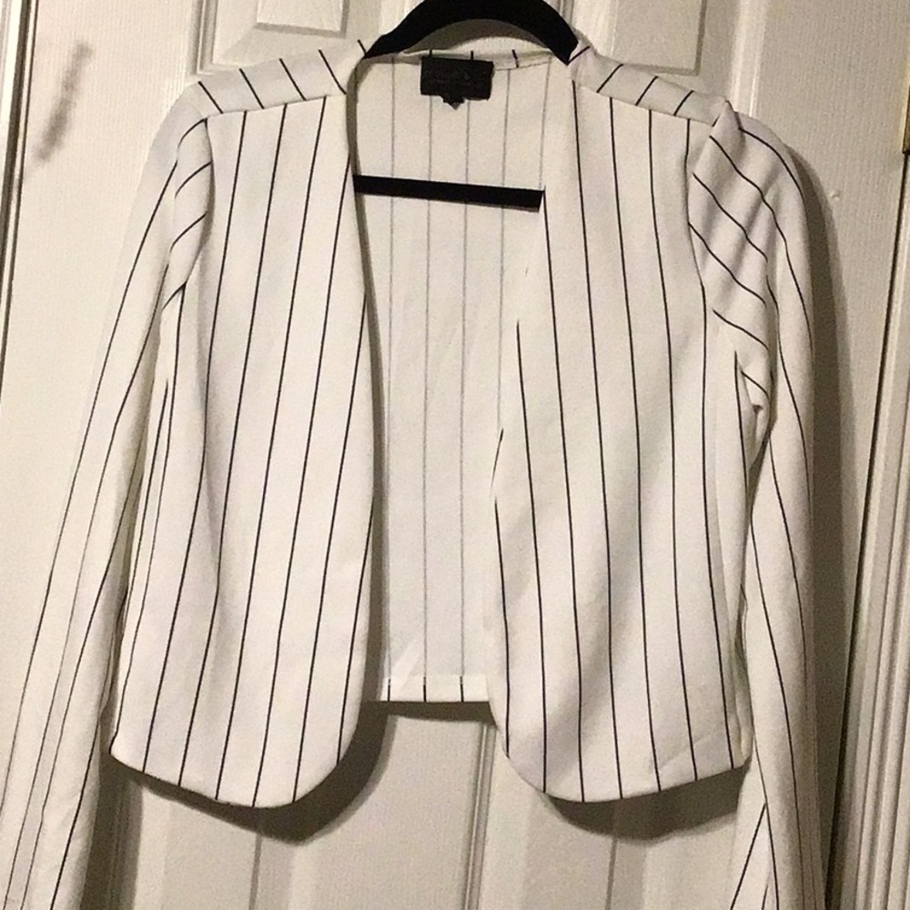 White with black stripes